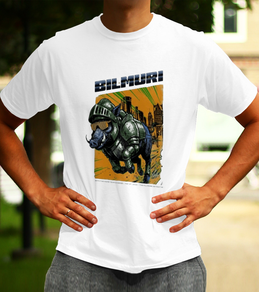 Bilmuri Armored Boar Detroit Skyline The Fillmore May 3 2026 T-Shirt