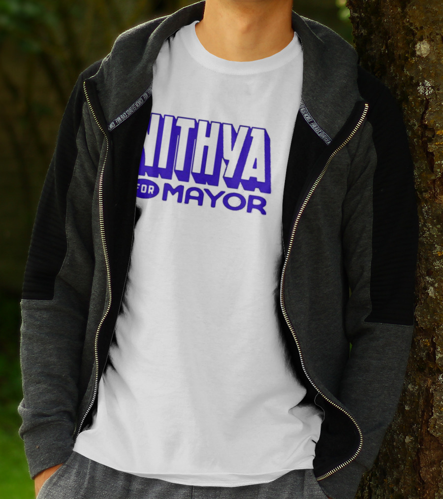 Nithya For Mayor 2026 Election Campaign T-Shirt