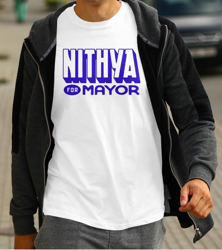 Nithya For Mayor 2026 Election Campaign T-Shirt