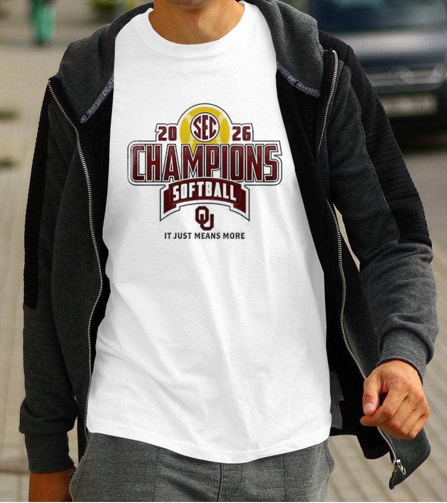 Oklahoma Softball 2026 SEC Champions Back To Back T-Shirt