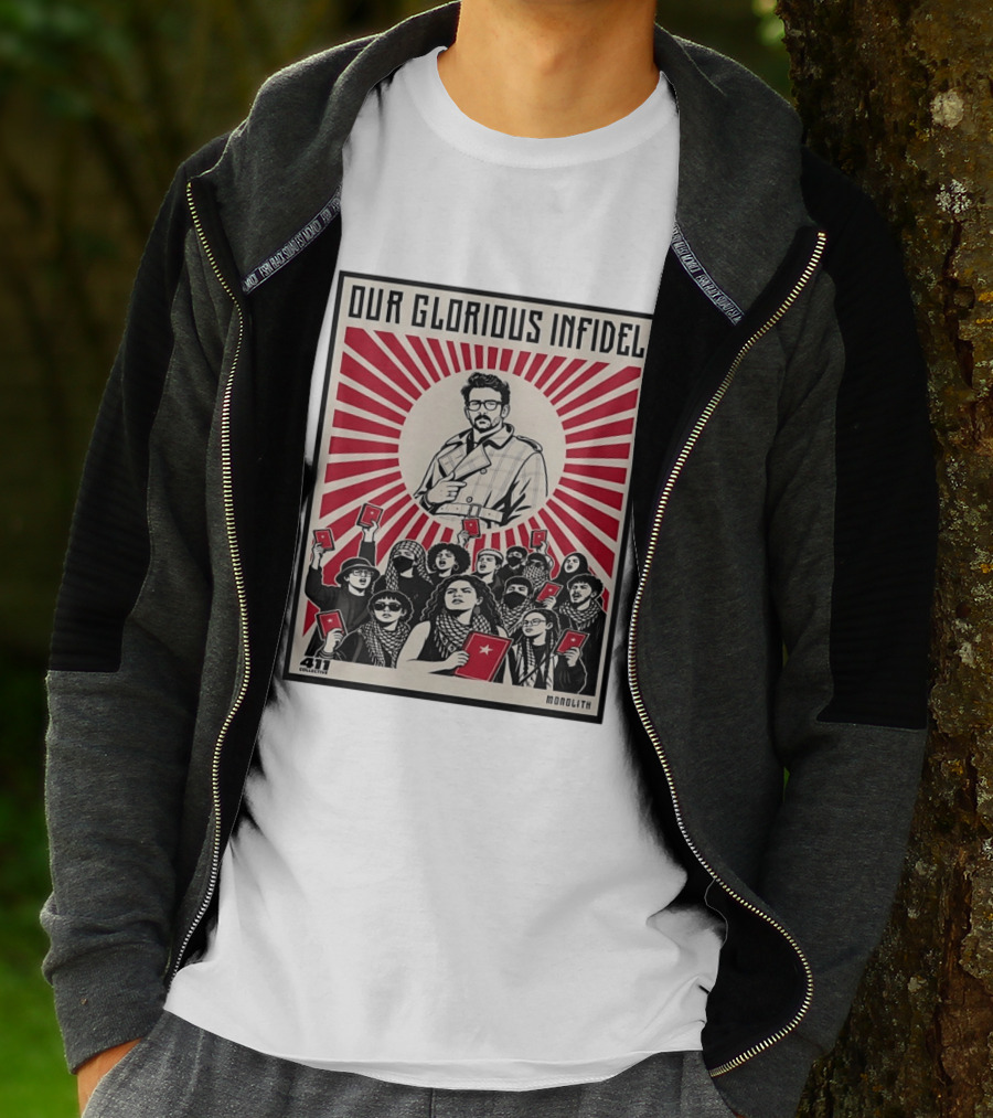 Onolith Collective Our Glorious Infidel 411 Monolith Red Star Revolution T-Shirt