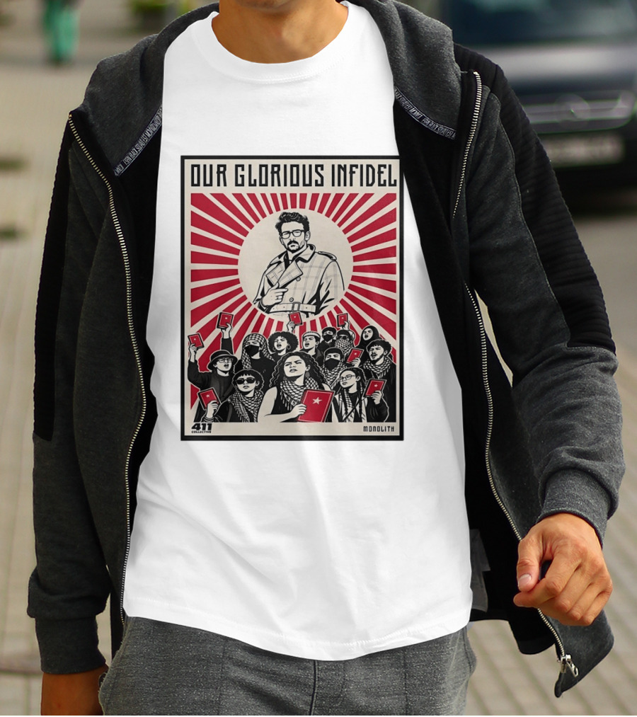 Onolith Collective Our Glorious Infidel 411 Monolith Red Star Revolution T-Shirt
