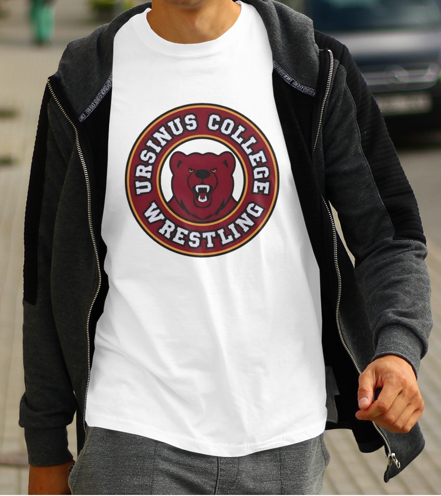 Ursinus College Bear Head Wrestling T-Shirt