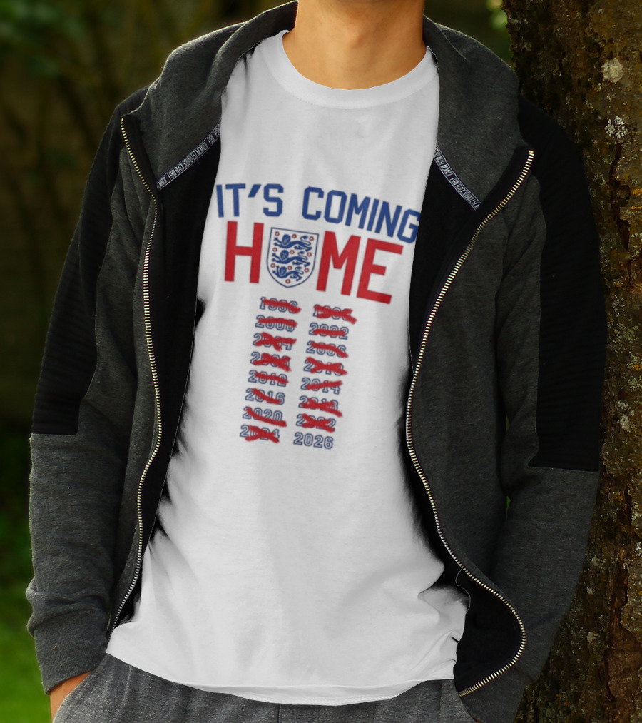 It's Coming Home England Football Anthem 2026 T-Shirt