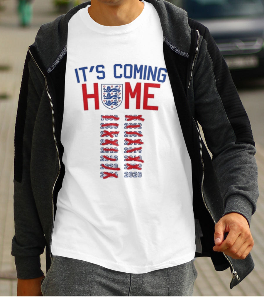 It's Coming Home England Football Anthem 2026 T-Shirt