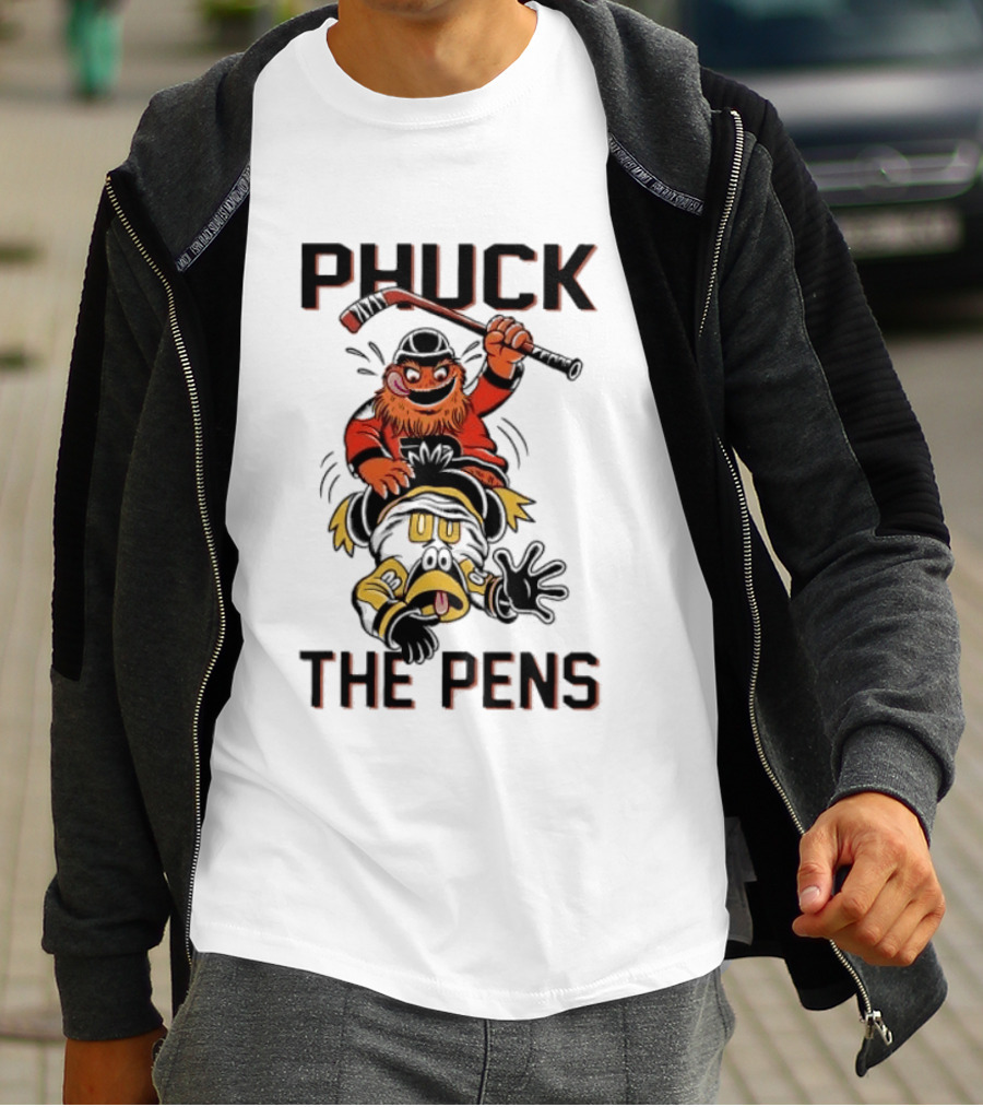 Phuck The Pens Philadelphia Flyers Rivalry Hockey T-Shirt