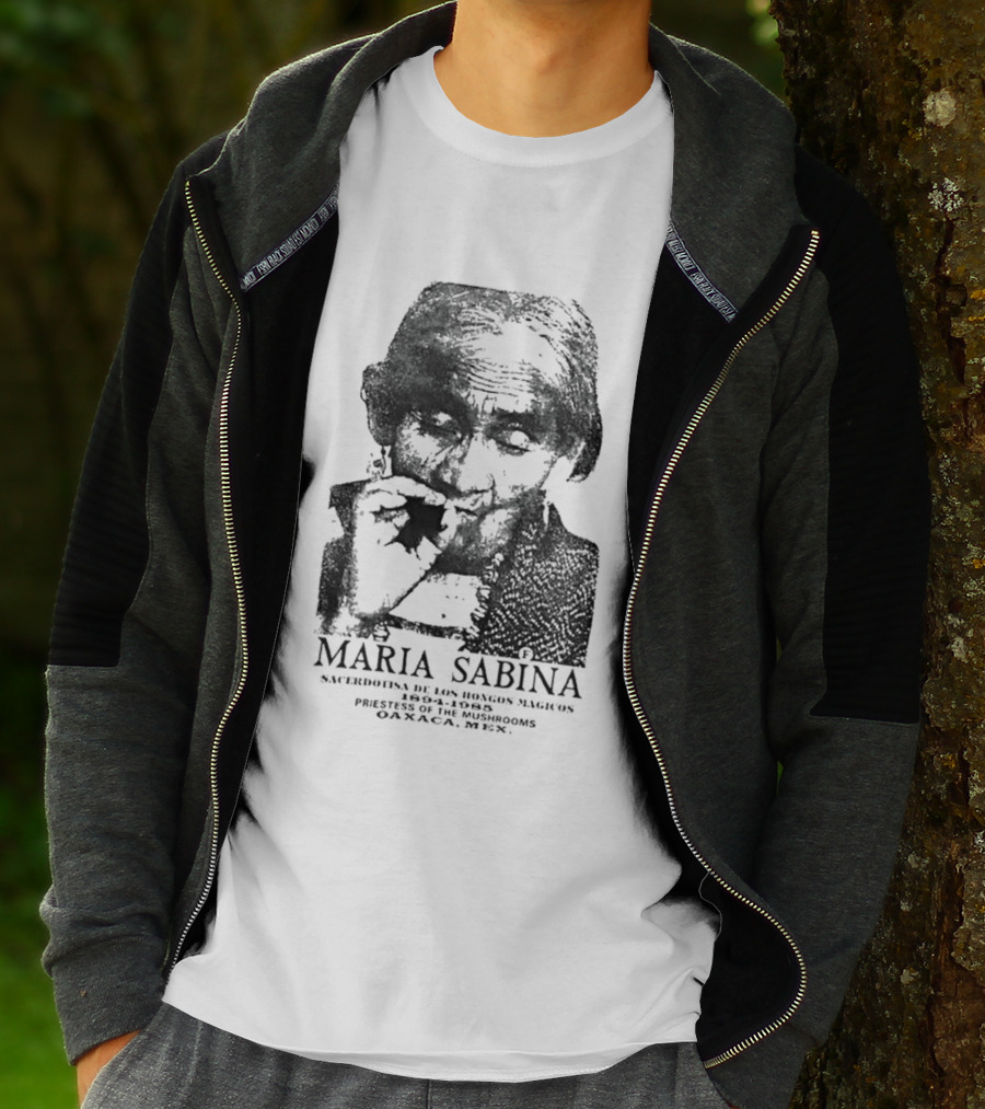 Maria Sabina 1894 1985 Priestess Of The Mushrooms Oaxaxa Mexico T-Shirt