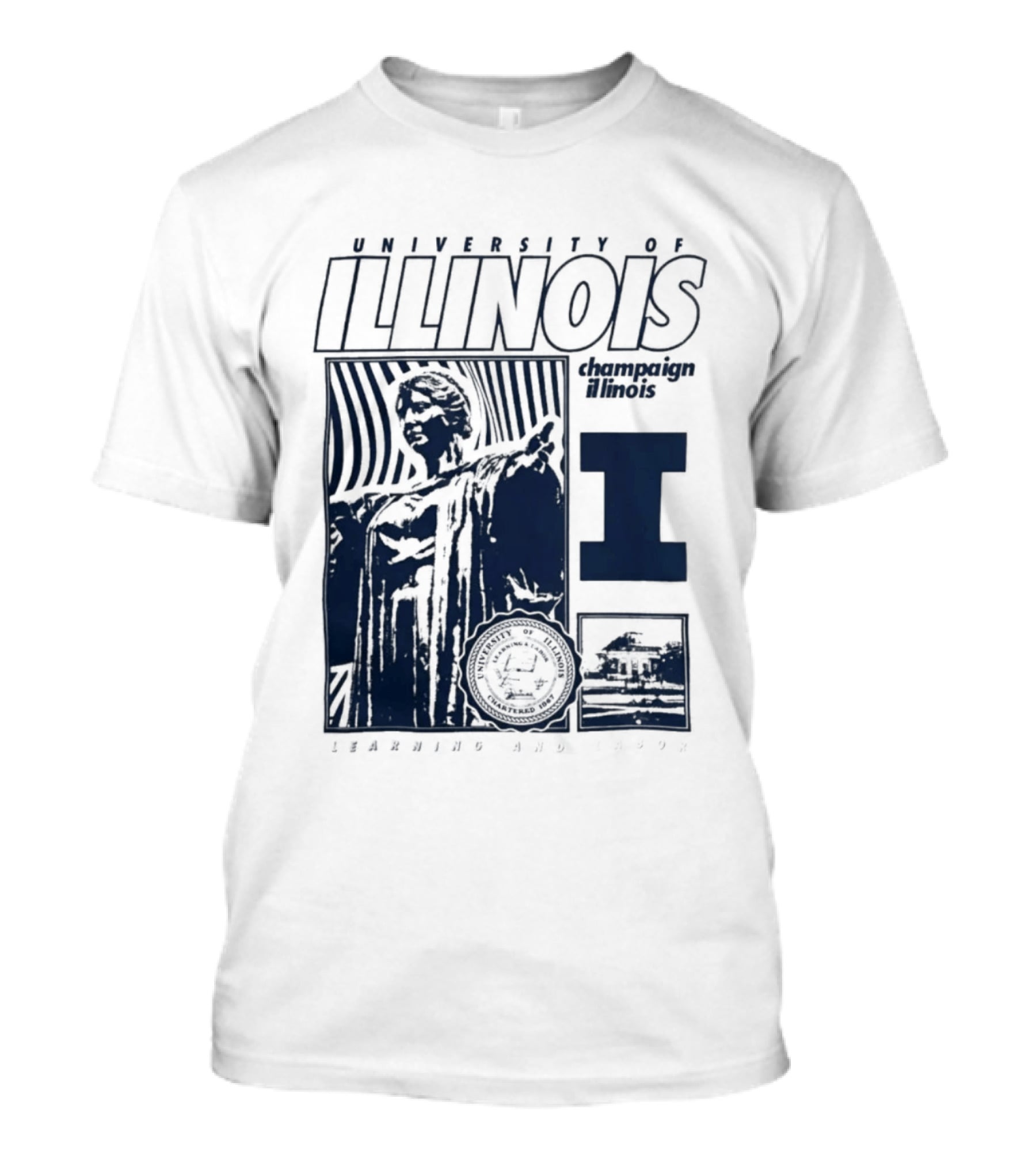 University Of Illinois Alma Mater Champaign Urbana Gameday Spirit T-Shirt