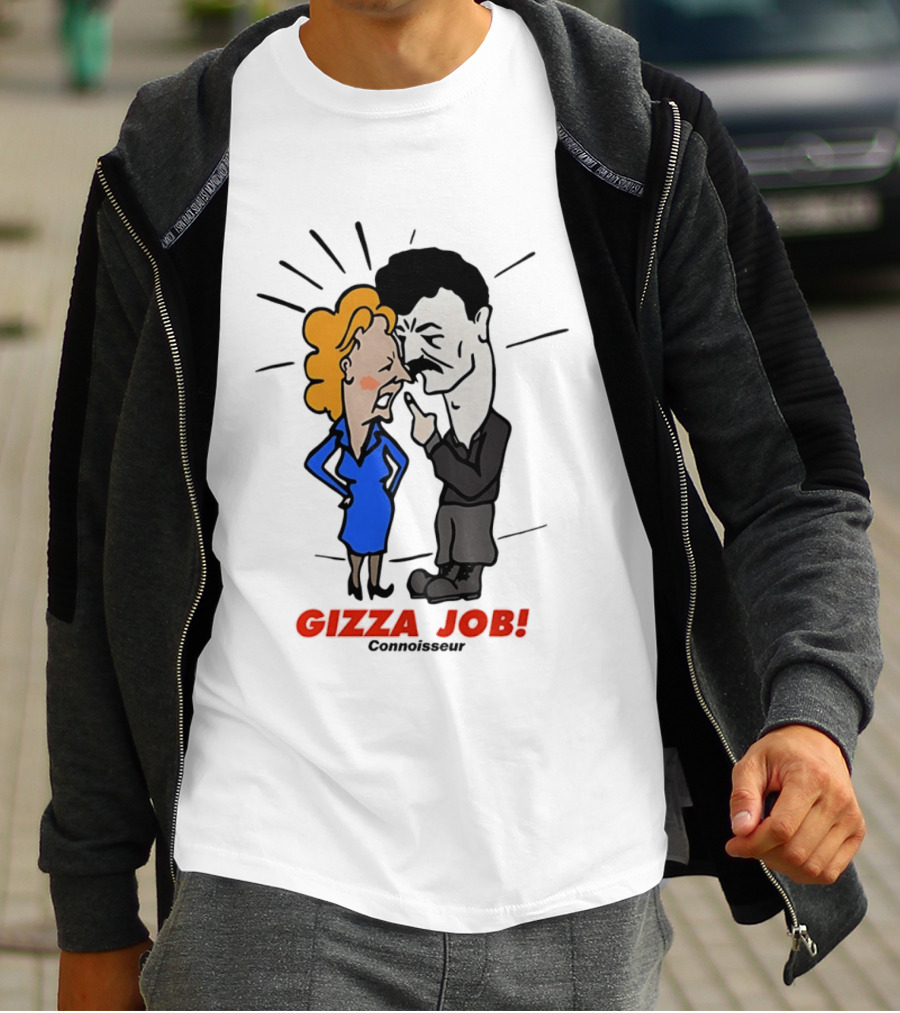 Yosser Hughes Gizza Job Cartoon Illustration By Comictees.com T-Shirt