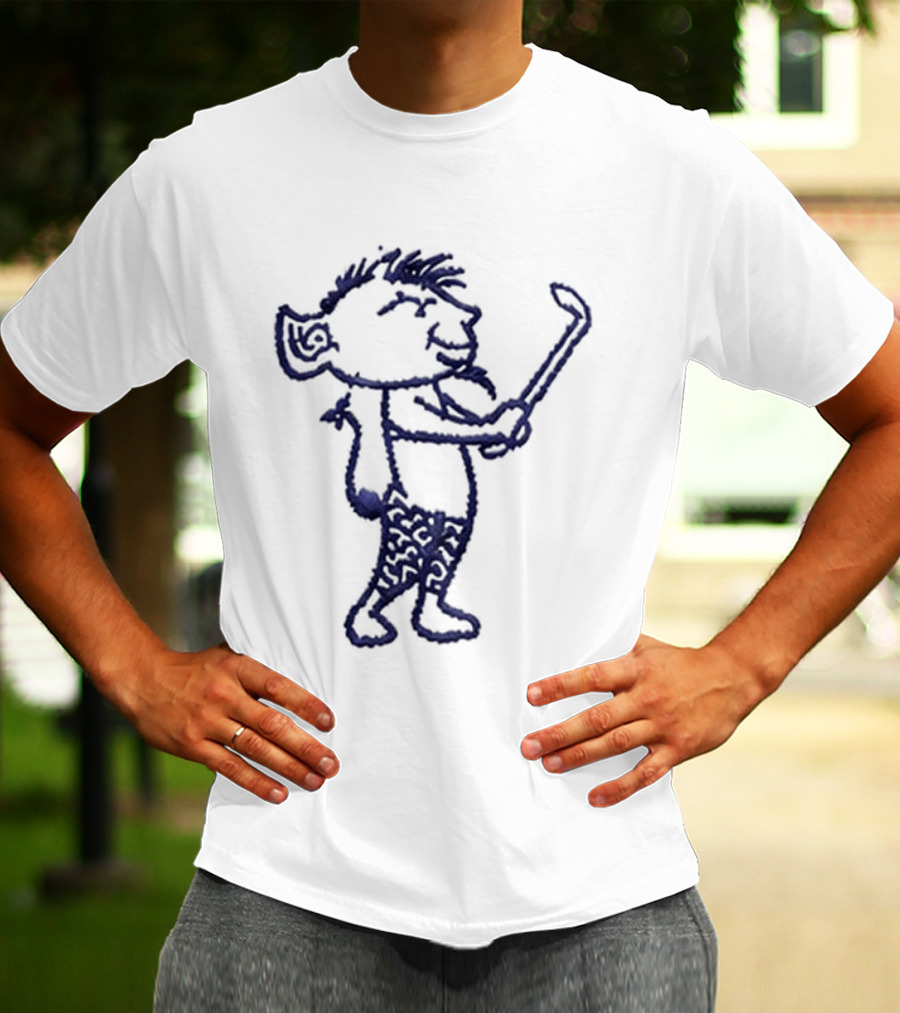 Ryan Jamison DIBS DePaul Golf Hat Character Sketch T-Shirt