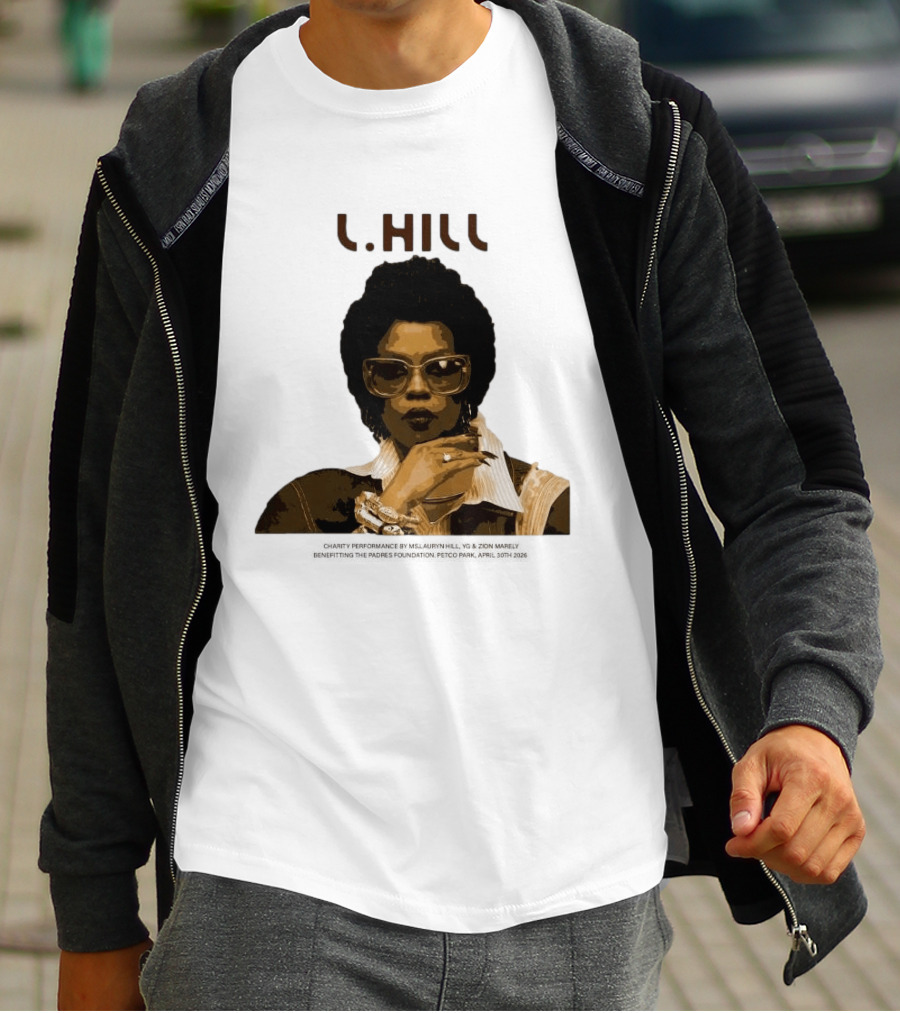 Ms Lauryn Concert Hill MLH Charity Dinner On The Diamond T-Shirt