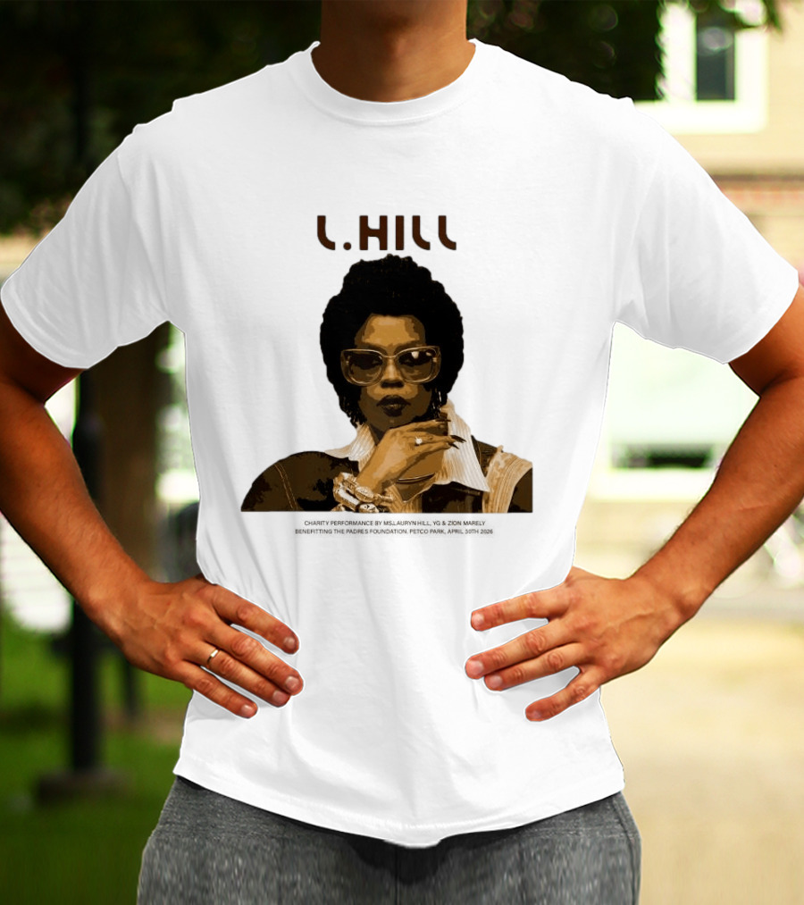 Ms Lauryn Concert Hill MLH Charity Dinner On The Diamond T-Shirt