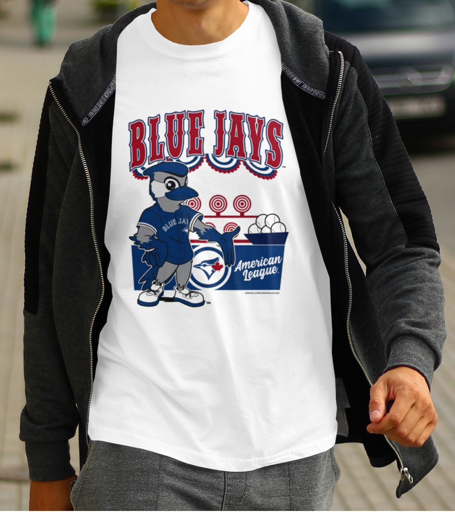 Toronto Blue Jays Mitchell Ness Step Back Up Cream American League T-Shirt