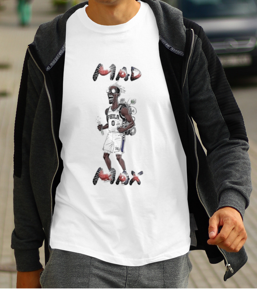 Tyrese Maxey Mad Max 76ers Basketball Player Sports T-Shirt