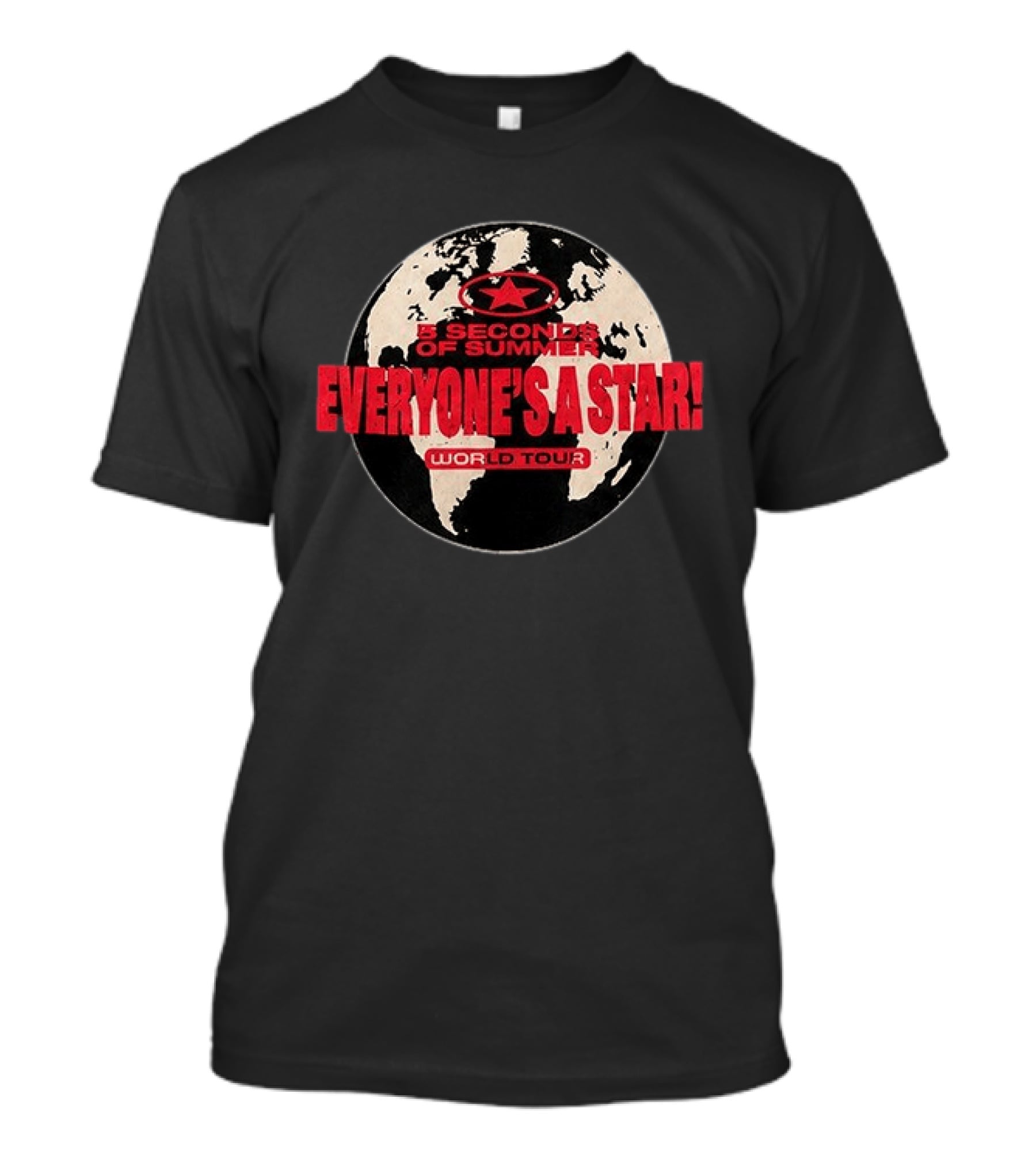 5 Seconds Of Summer Everyone's A Star World Tour 2026 T-Shirt