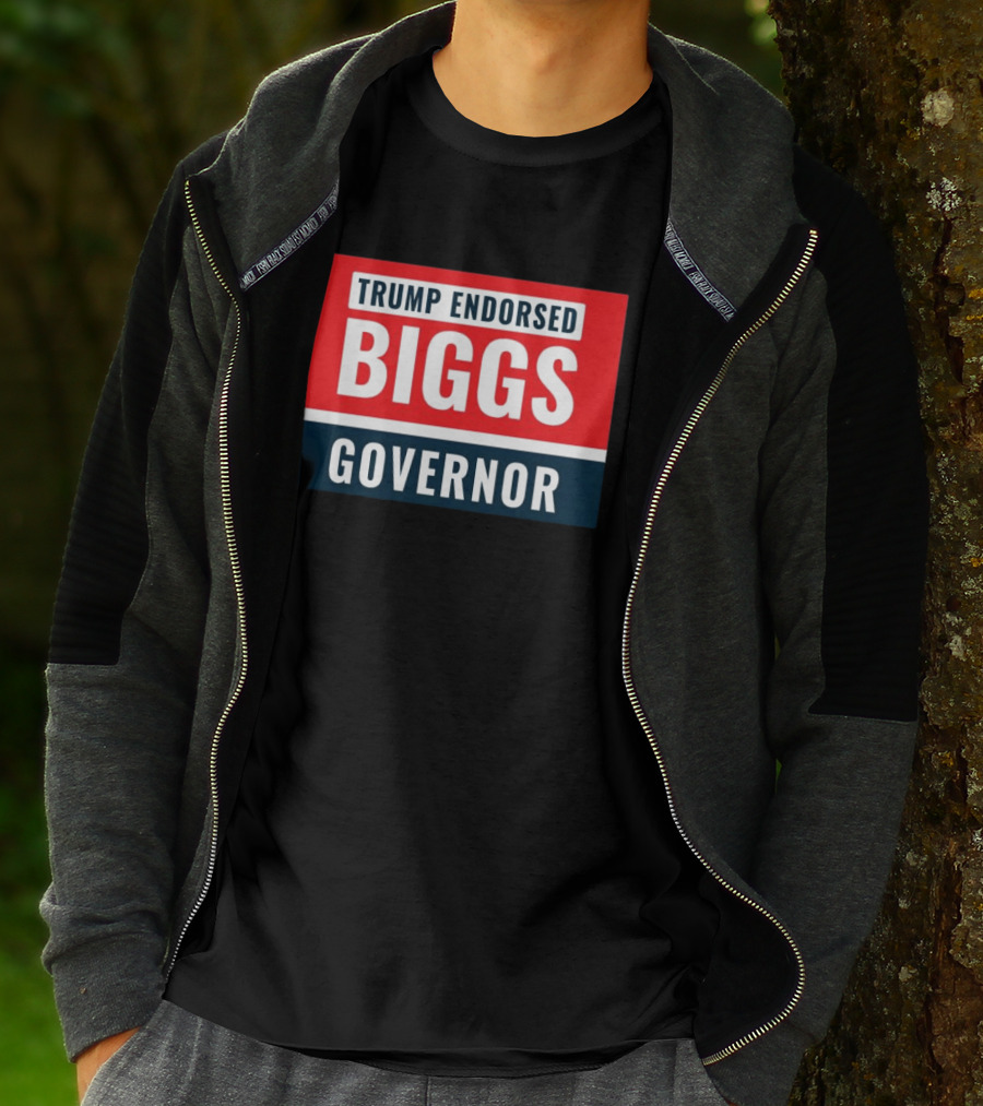 Biggs Governor Trump Endorsed Garment Dyed T-Shirt