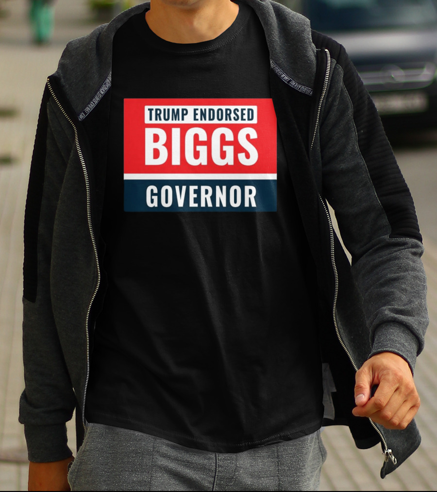 Biggs Governor Trump Endorsed Garment Dyed T-Shirt
