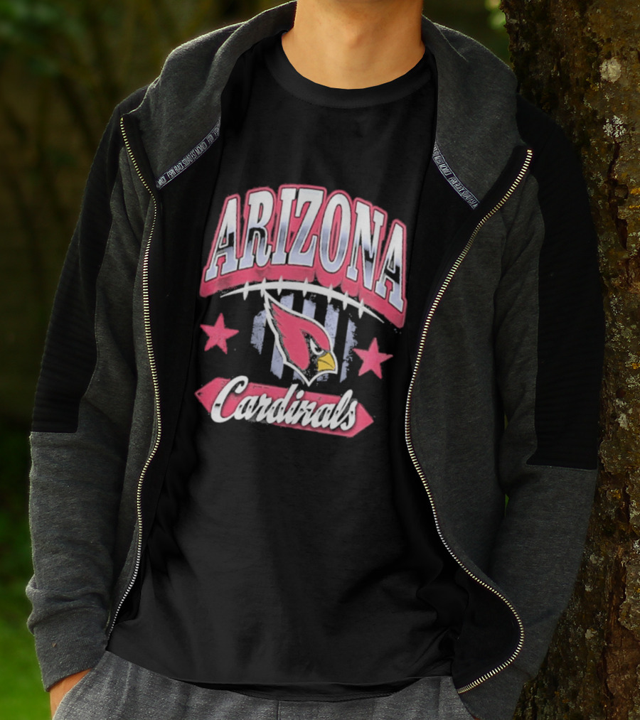 Arizona Cardinals Americana 2026 Red White Blue Stars T-Shirt