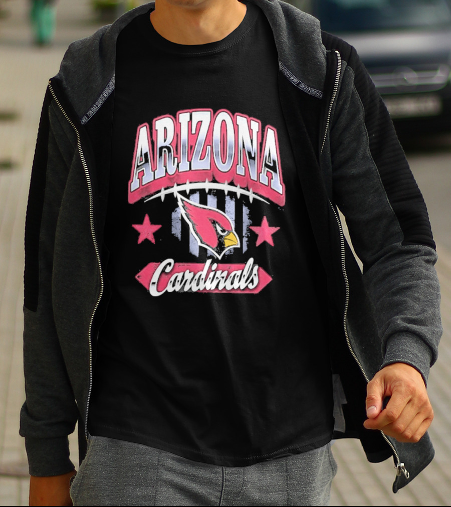 Arizona Cardinals Americana 2026 Red White Blue Stars T-Shirt