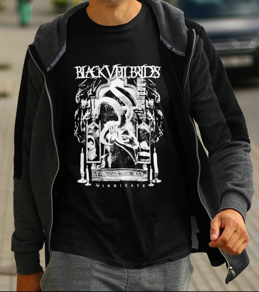 Black Veil Brides Vindicate Candles And Serpentine T-Shirt