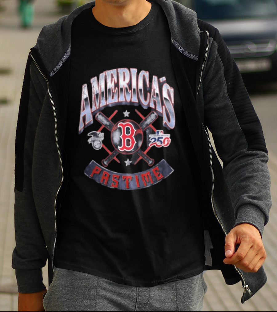 Boston Red Sox Celebrating America's Pastime 250th Anniversary T-Shirt