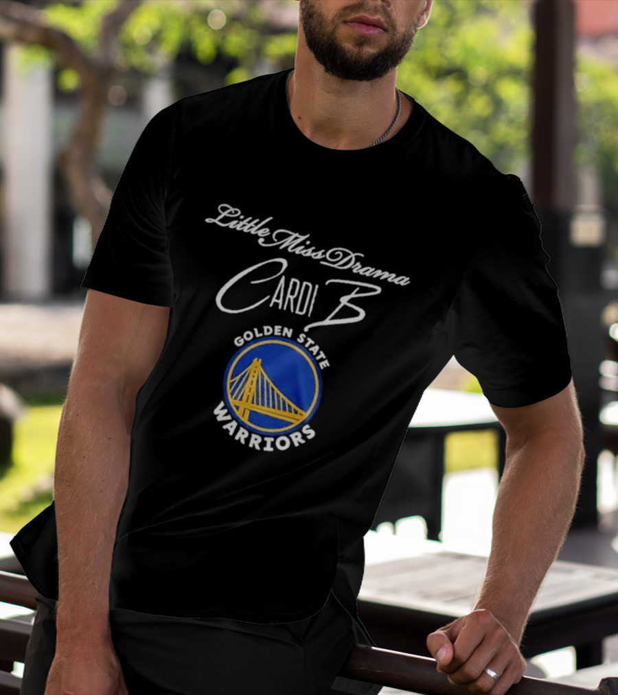 Cardi B Little Miss Drama Golden State Warriors Tour T-Shirt