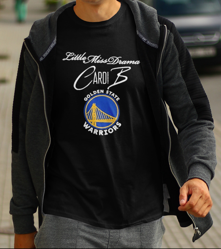 Cardi B Little Miss Drama Golden State Warriors Tour T-Shirt