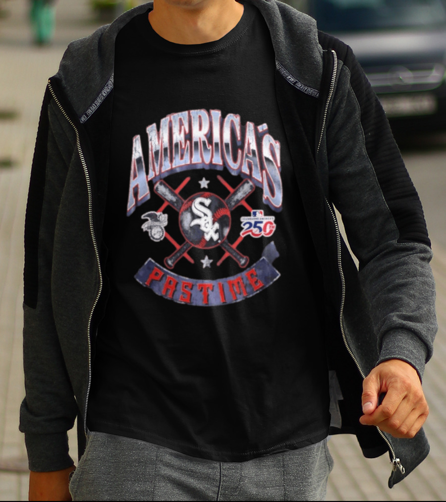 Chicago White Sox America's Pastime Celebrating 250th MLB Anniversary T-Shirt