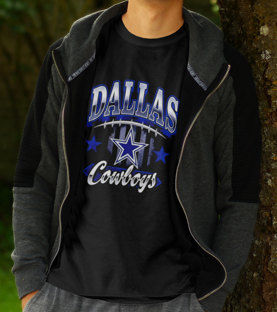 Dallas Cowboys Americana 2026 Star And Stripes Football Team Fan T-Shirt