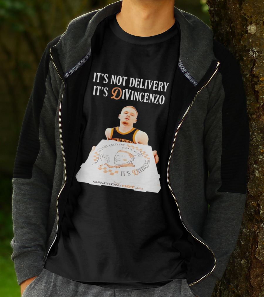 It's Not Delivery It's DiVincenzo Basketball Pizza Box T-Shirt