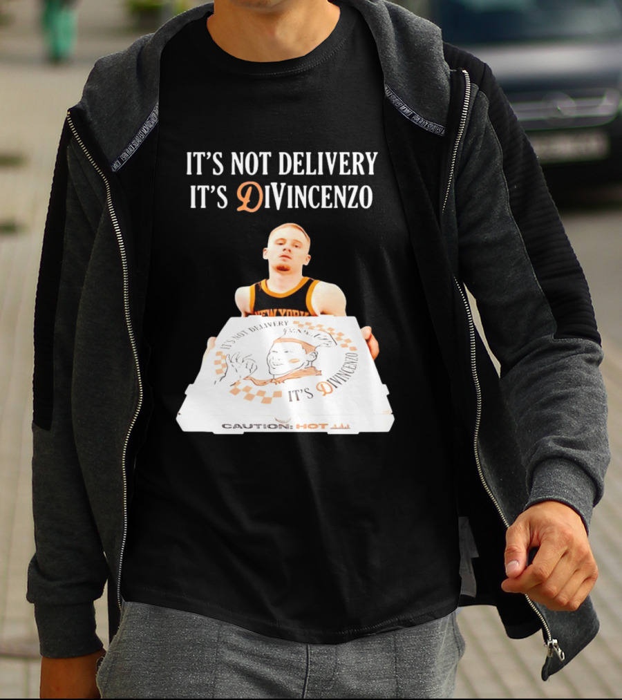 It's Not Delivery It's DiVincenzo Basketball Pizza Box T-Shirt