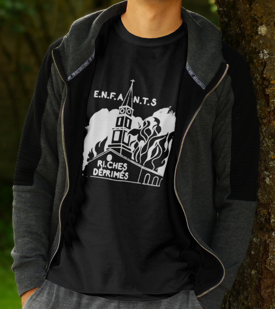 ENFANTS Riches Déprimés Burning Church Enhypen Wear T-Shirt