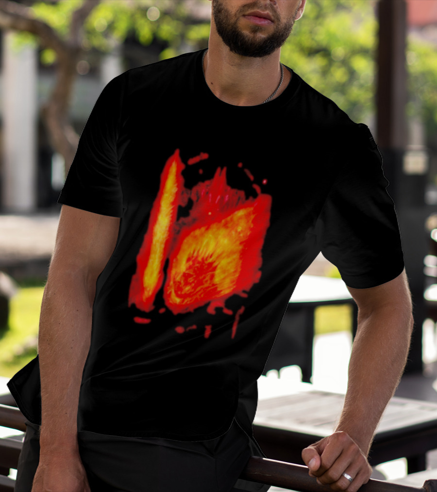 Flame Knight Fire Armor Blaze T-Shirt