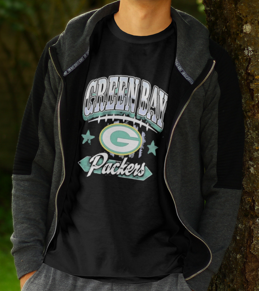 Green Bay Packers Americana 2026 Edition With Stars And Classic Team T-Shirt