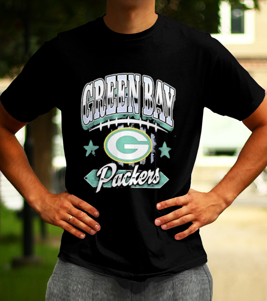 Green Bay Packers Americana 2026 Edition With Stars And Classic Team T-Shirt