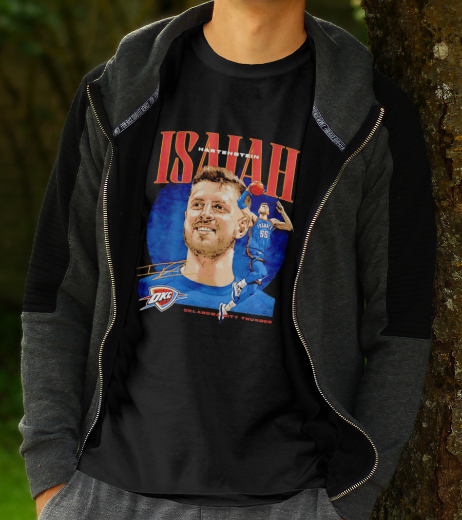 Isaiah Hartenstein 55 Oklahoma City Thunder NBA OKC Signature T-Shirt
