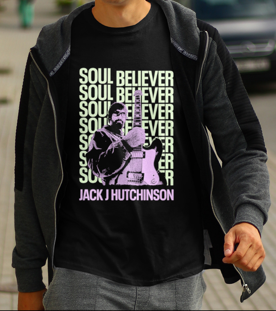 Jack J Hutchinson Soul Believer Guitar Artistry T-Shirt