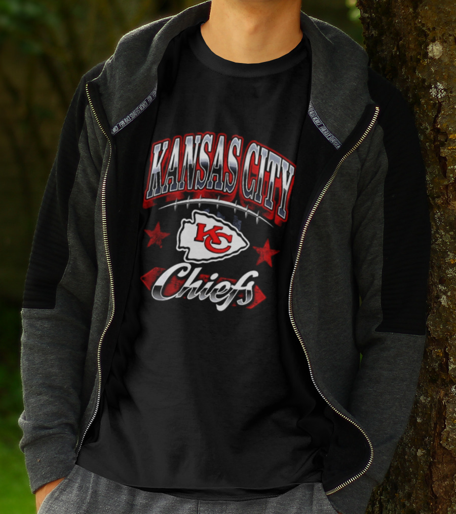 Kansas City Chiefs Americana 2026 KC Football Stars T-Shirt
