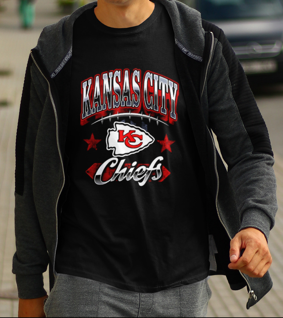 Kansas City Chiefs Americana 2026 KC Football Stars T-Shirt
