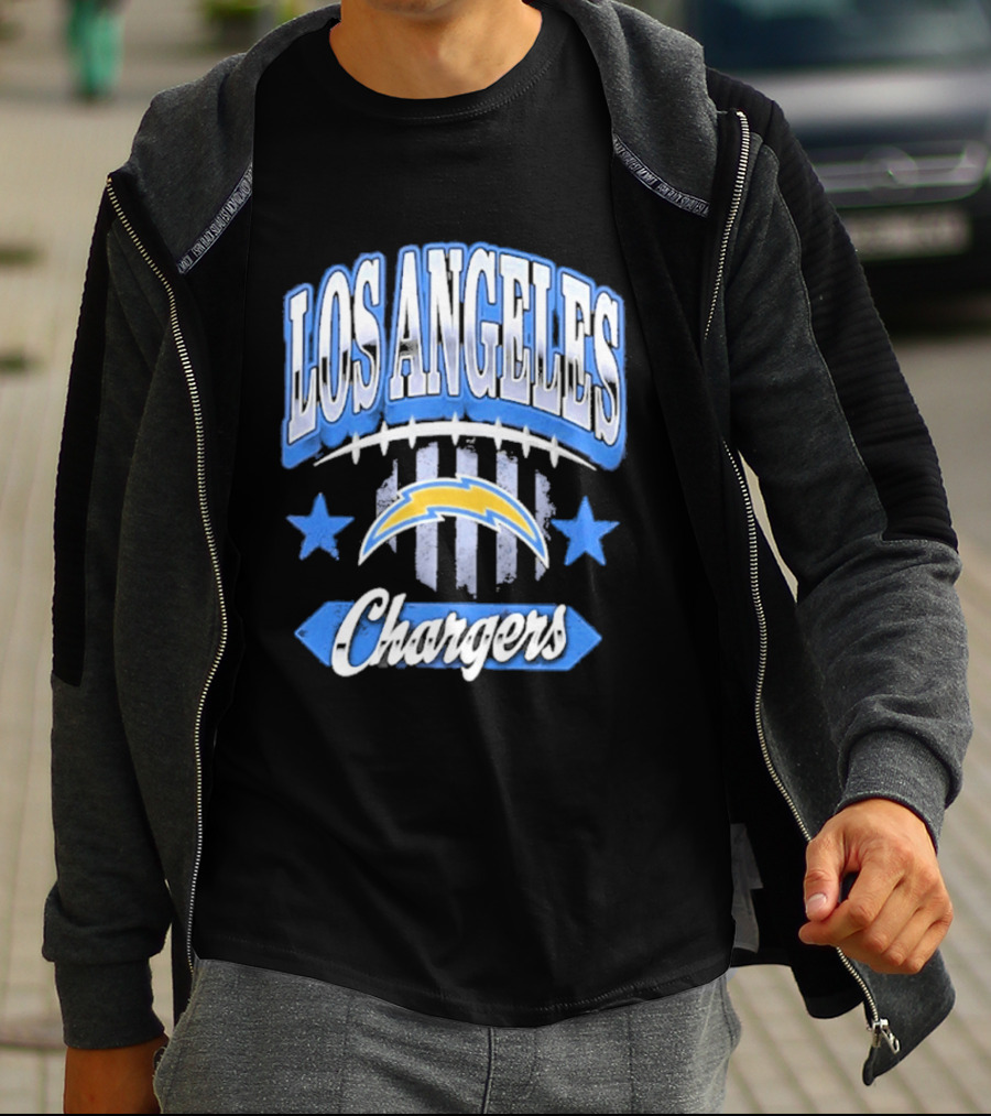 Los Angeles Chargers Americana Stars And Stripes 2026 T-Shirt