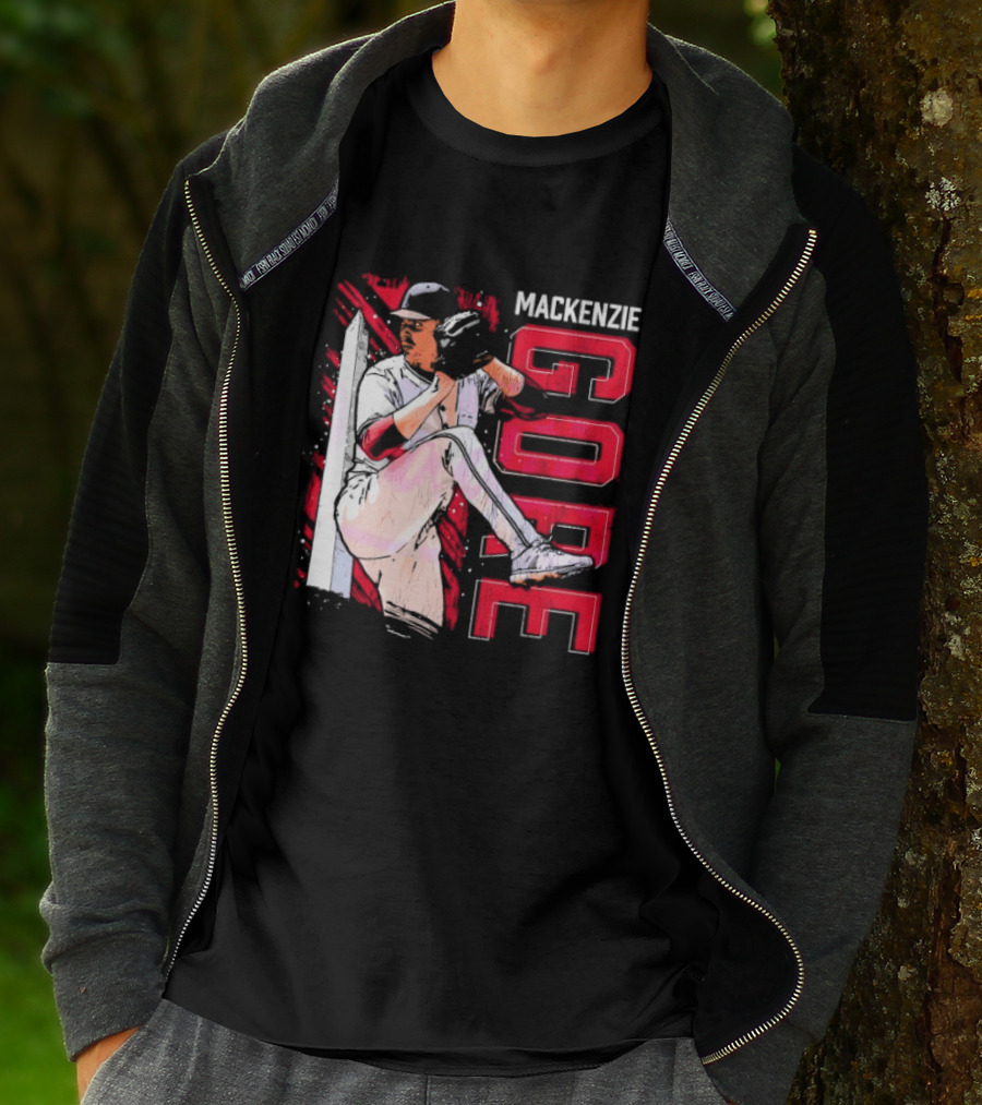 Mackenzie Gore Washington Pitching Action Baseball T-Shirt