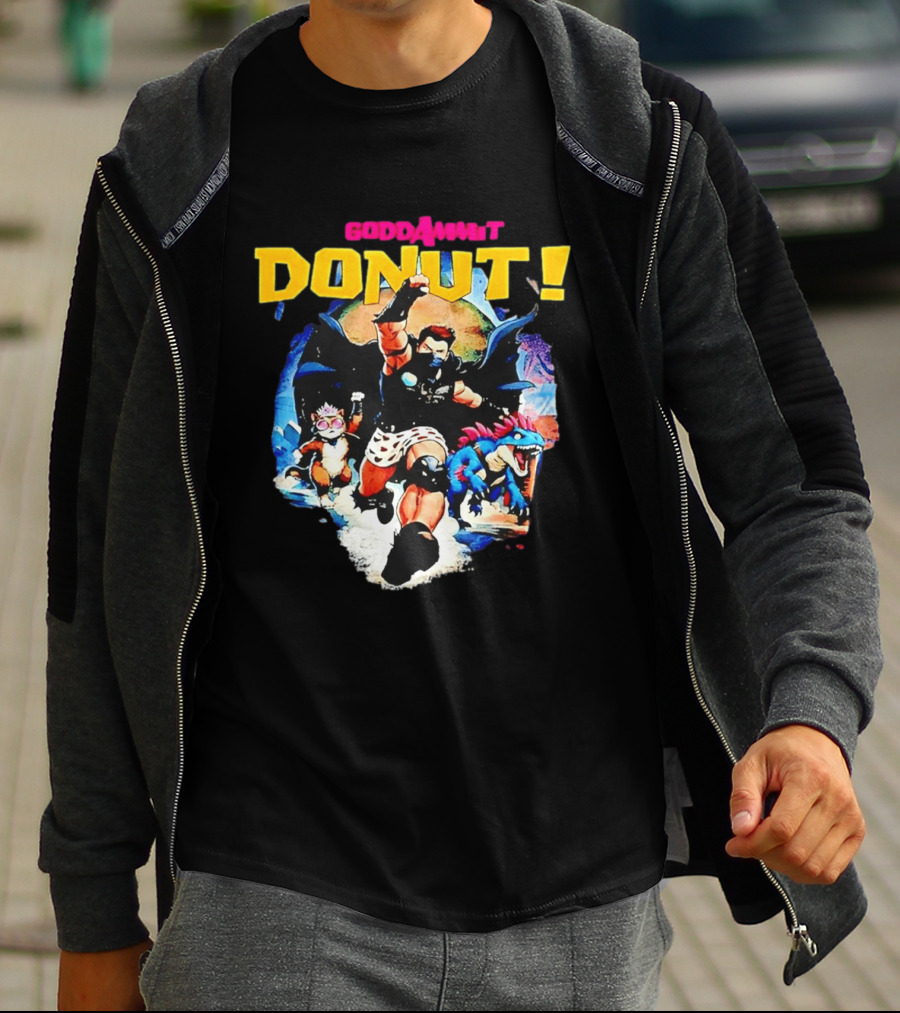 Goddamnit Donut Mongo Dungeon Crawler Carl Adventure T-Shirt