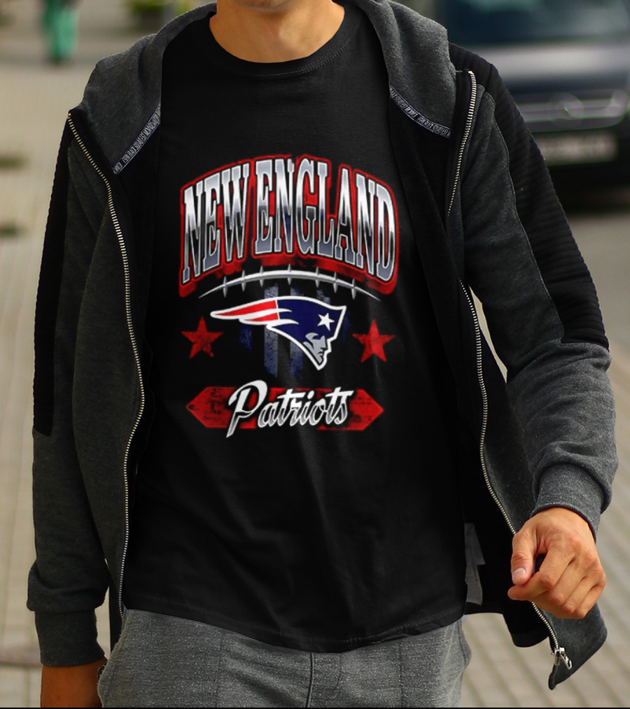 New England Patriots Americana 2026 Stars And Stripes T-Shirt