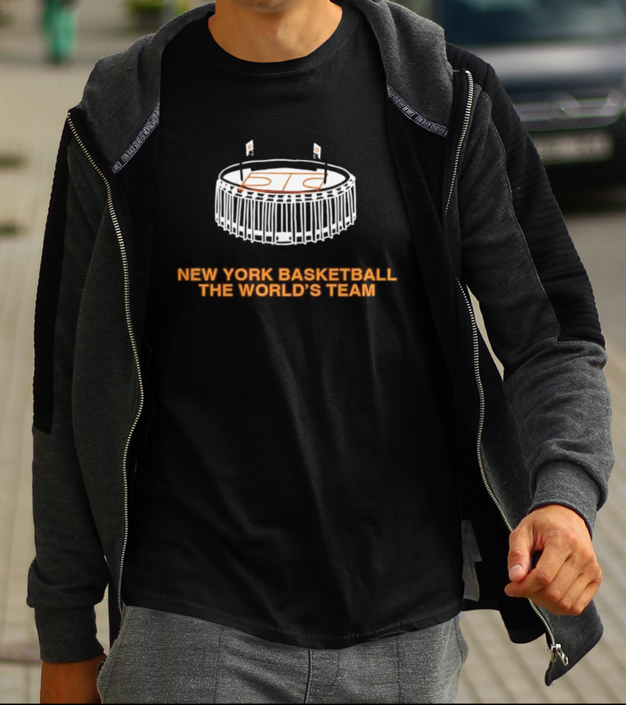 New York Basketball The World's Team Stadium T-Shirt