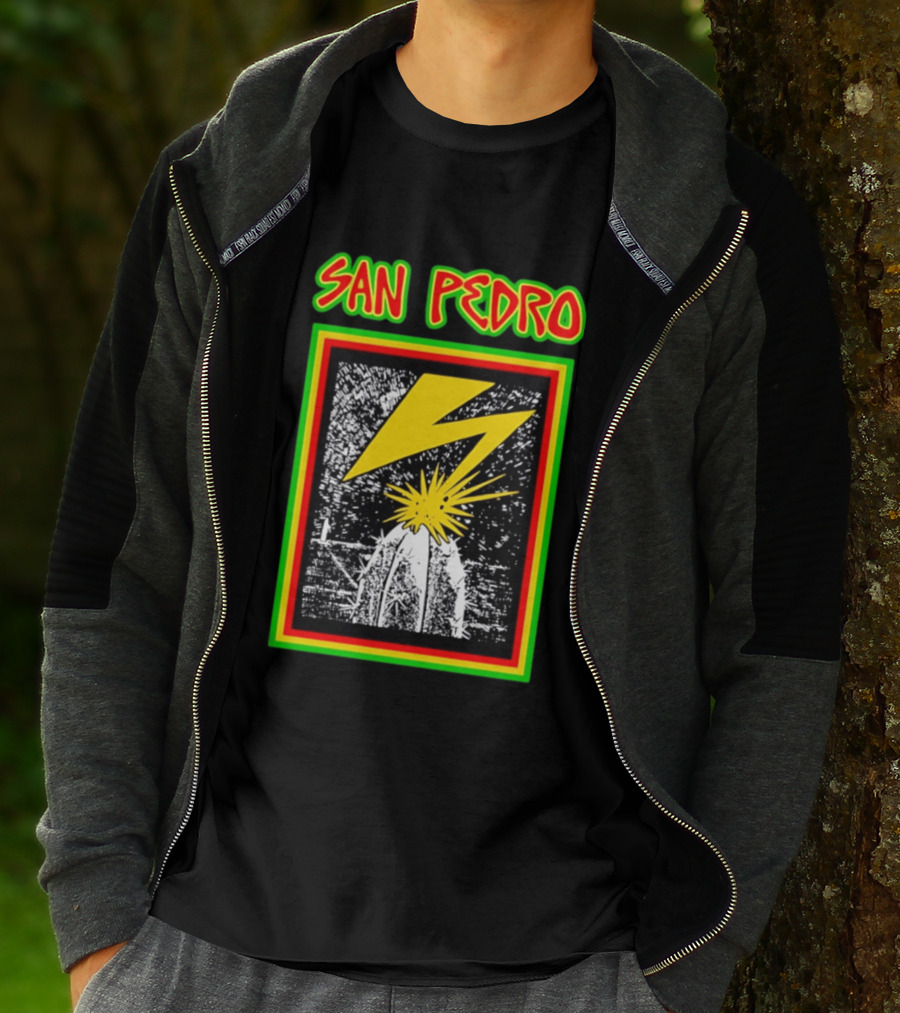 San Pedro Lightning Bolt Cactus Explosion T-Shirt