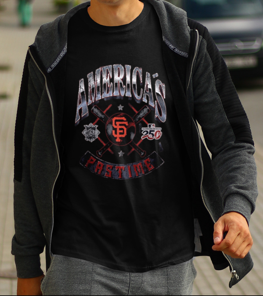 America's Pastime San Francisco Celebrate 250th Baseball Anniversary T-Shirt