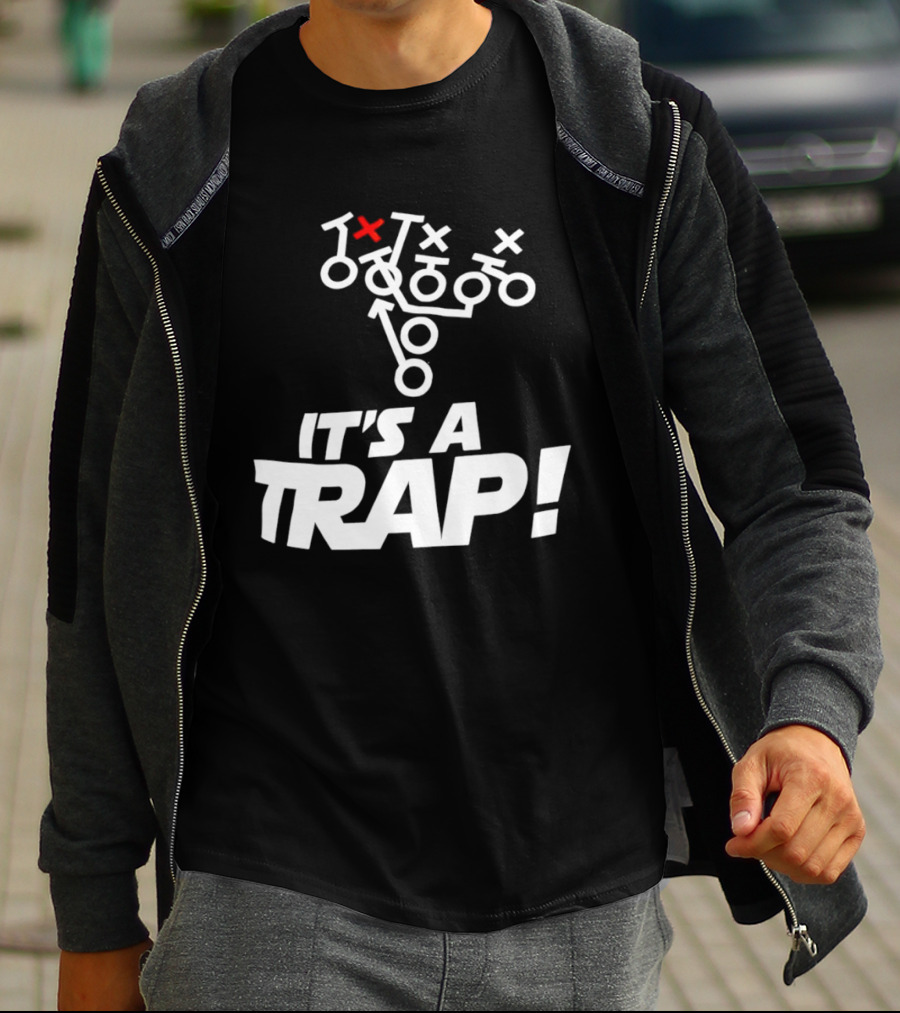 It's A Trap Star Wars Football Play Strategy T-Shirt