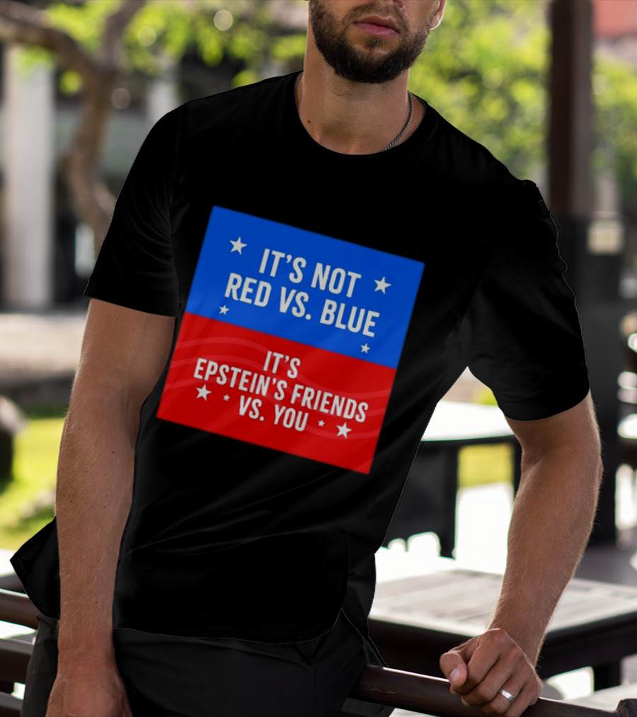It's Not Red Vs Blue It's Epstein's Friends Vs You T-Shirt
