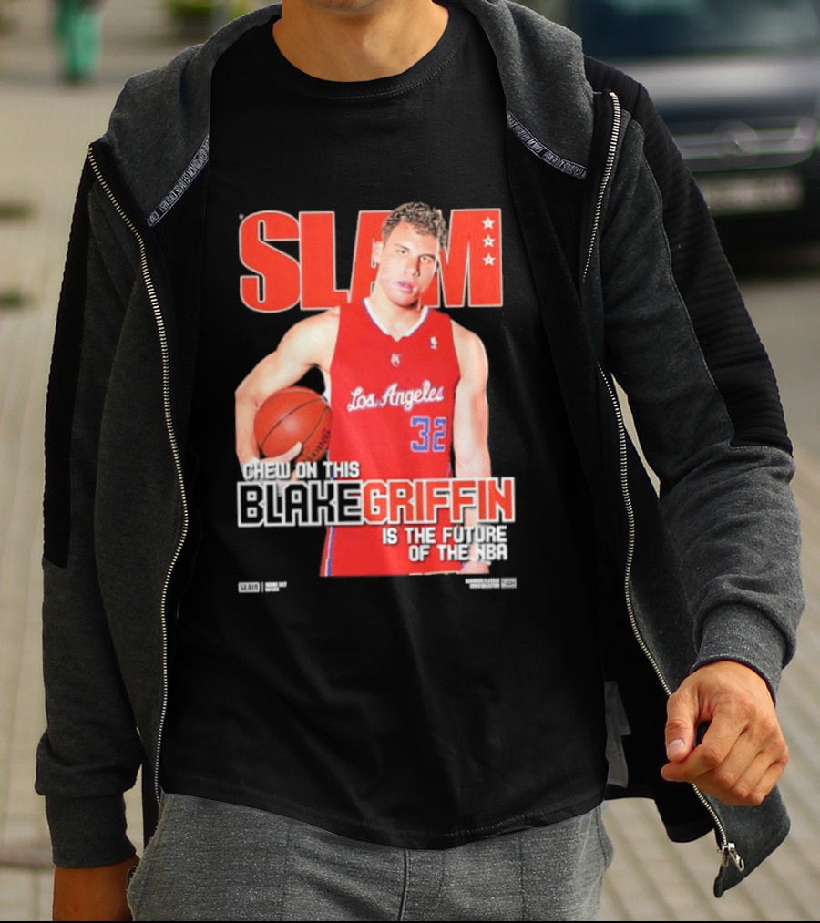 SLAM Los Angeles Clippers Blake Griffin Chew On This Is The Future Of The NBA T-Shirt