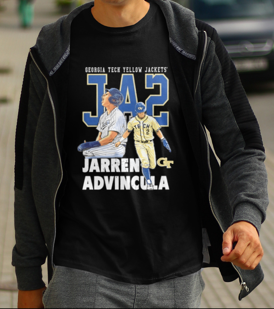 Georgia Tech Yellow Jackets JA2 Jarren Advincula T-Shirt